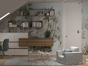 Biuro w domu - zdjęcie od Marta Zajdel Interior Design