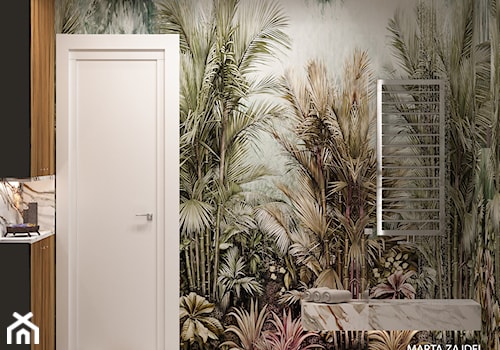 tapeta pod prysznicem - zdjęcie od Marta Zajdel Interior Design