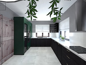 Dom industrialny z zielenią - Kuchnia, styl nowoczesny - zdjęcie od Pracownia Projektowa Arch/tecture