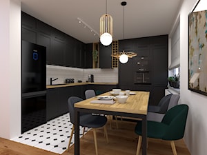 Klasyczny salon z kuchnią - Kuchnia, styl tradycyjny - zdjęcie od Pracownia Projektowa Arch/tecture