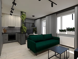 Mieszkanie modern industrial - Salon, styl industrialny - zdjęcie od Pracownia Projektowa Arch/tecture
