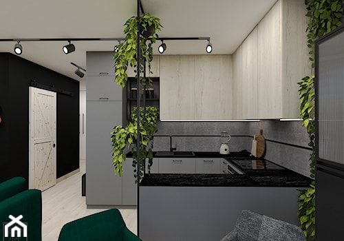 Mieszkanie modern industrial - Kuchnia, styl industrialny - zdjęcie od Pracownia Projektowa Arch/tecture