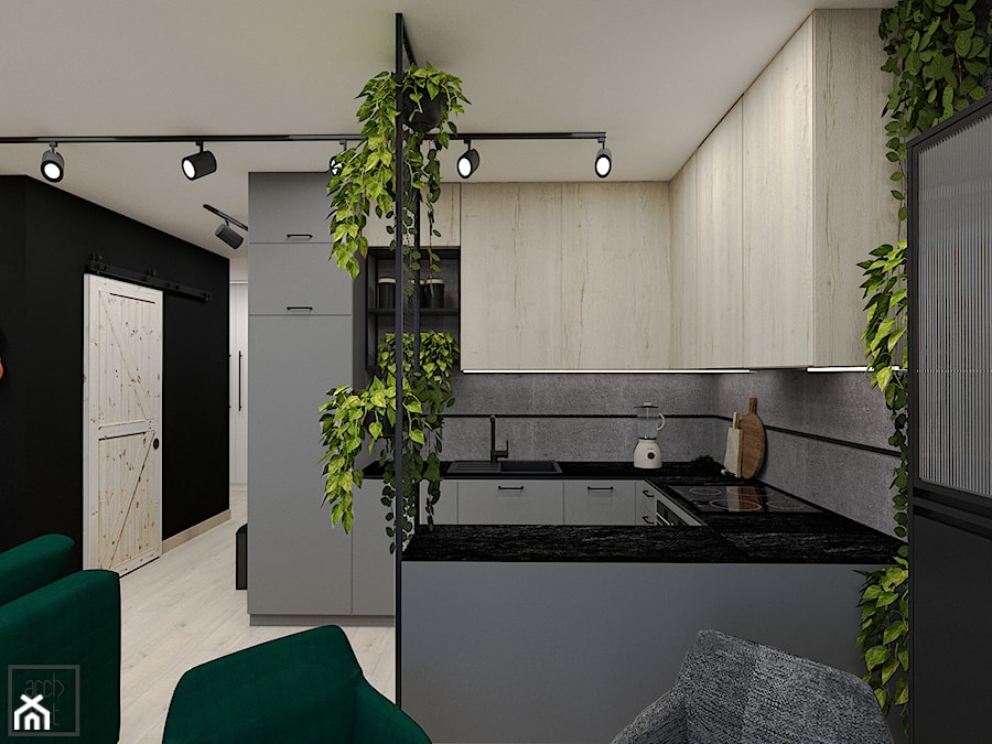 Mieszkanie modern industrial - Kuchnia, styl industrialny - zdjęcie od Pracownia Projektowa Arch/tecture