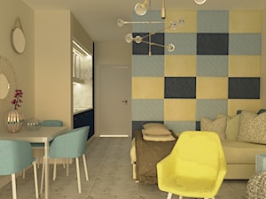 Apartament w Świnoujściu - Salon, styl glamour - zdjęcie od MVision Studio Projektowe
