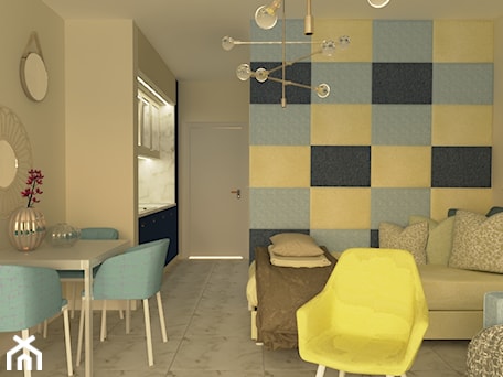 Aranżacje wnętrz - Salon: Apartament w Świnoujściu - Salon, styl glamour - MVision Studio Projektowe. Przeglądaj, dodawaj i zapisuj najlepsze zdjęcia, pomysły i inspiracje designerskie. W bazie mamy już prawie milion fotografii!