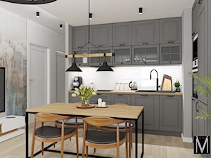 Retro mieszkanie dla Singla - Kuchnia, styl tradycyjny - zdjęcie od MVision Studio Projektowe
