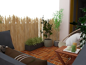 Mieszkanie Międzyzdroje - Taras, styl nowoczesny - zdjęcie od MVision Studio Projektowe