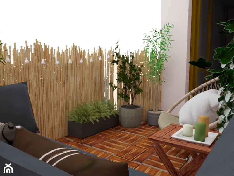 Mieszkanie Międzyzdroje - Taras, styl nowoczesny - zdjęcie od MVision Studio Projektowe