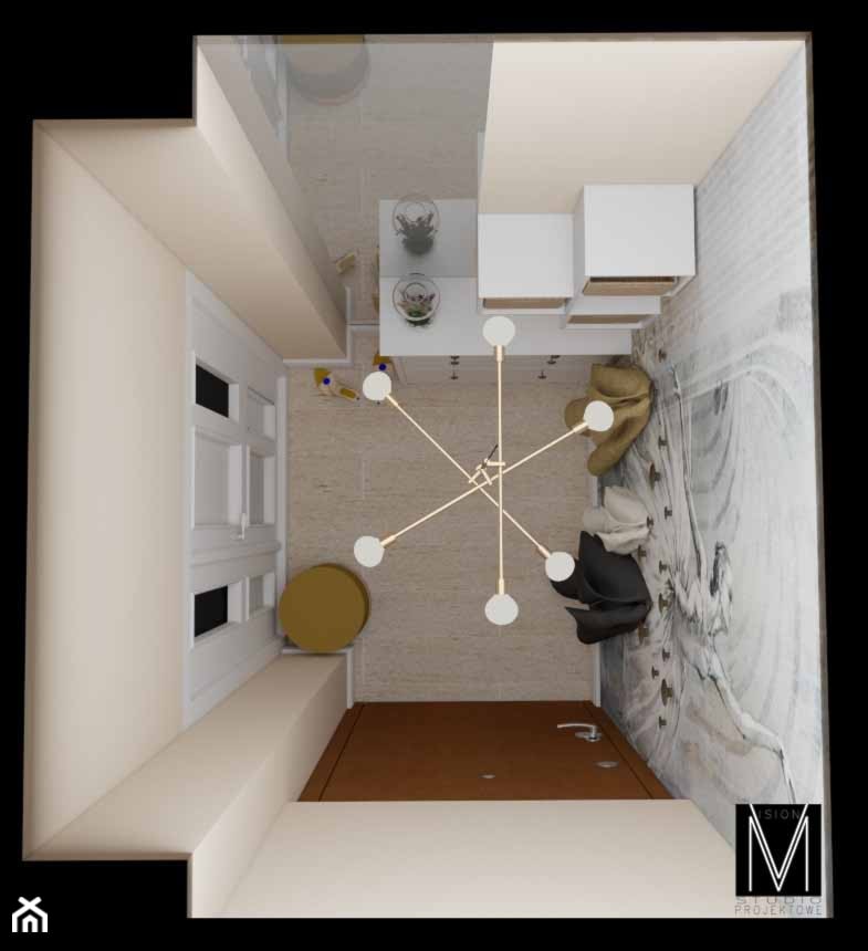 Projekt Kamienica - Świnoujście - Hol / przedpokój, styl nowoczesny - zdjęcie od MVision Studio Projektowe