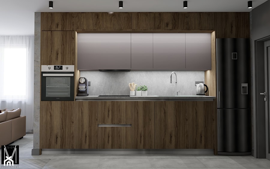 Mieszkanie Międzyzdroje - Kuchnia, styl nowoczesny - zdjęcie od MVision Studio Projektowe