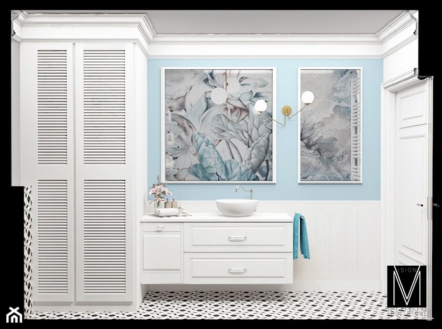 "Salonowa" łazienka - Świnoujście - Łazienka, styl nowoczesny - zdjęcie od MVision Studio Projektowe