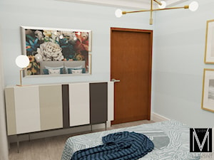 Apartament - Świnoujście - Sypialnia, styl nowoczesny - zdjęcie od MVision Studio Projektowe