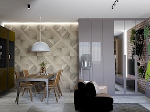 Mieszkanie Międzyzdroje - Salon, styl nowoczesny - zdjęcie od MVision Studio Projektowe