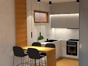 Mieszkanie w Świnoujściu - Kuchnia, styl minimalistyczny - zdjęcie od MVision Studio Projektowe
