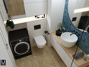 Retro mieszkanie dla Singla - Łazienka, styl nowoczesny - zdjęcie od MVision Studio Projektowe