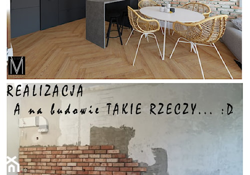 Industry apartment Świnoujście - Kuchnia, styl industrialny - zdjęcie od MVision Studio Projektowe