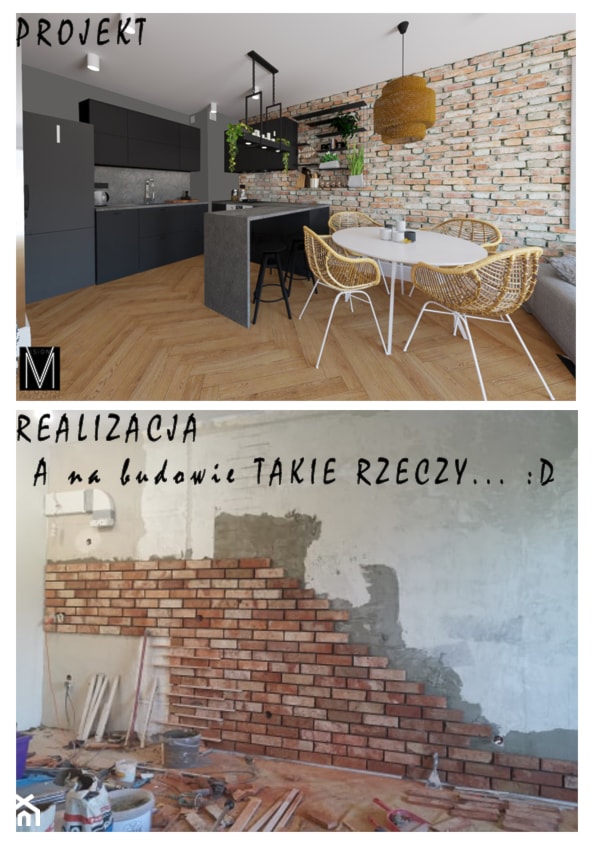 Industry apartment Świnoujście - Kuchnia, styl industrialny - zdjęcie od MVision Studio Projektowe - Homebook