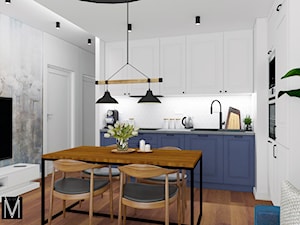 Retro mieszkanie dla Singla - Kuchnia, styl glamour - zdjęcie od MVision Studio Projektowe