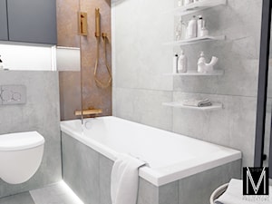 Nowatorska łazienka w Świnoujściu - Łazienka, styl industrialny - zdjęcie od MVision Studio Projektowe