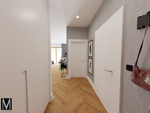 Industry apartment Świnoujście - Hol / przedpokój, styl industrialny - zdjęcie od MVision Studio Projektowe