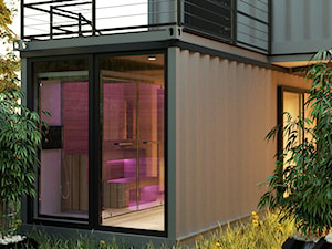 Dom kontenerowy - Ogród, styl nowoczesny - zdjęcie od Design Time