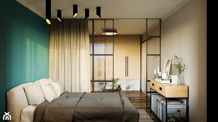 Mieszkanie w Minsku - Sypialnia, styl nowoczesny - zdjęcie od Design Time