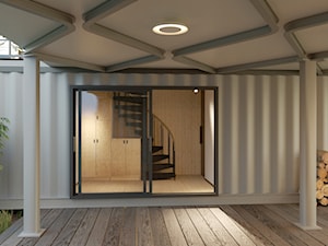 Dom kontenerowy - Hol / przedpokój, styl nowoczesny - zdjęcie od Design Time