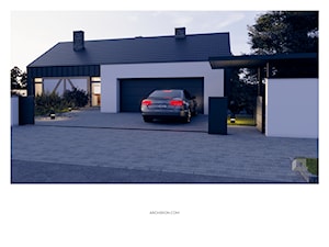 Dom jednorodzinny Nowy Dwór Wejherowski - Domy, styl nowoczesny - zdjęcie od Archibion Pracownia Projektowa Krzysztof Czerwiński