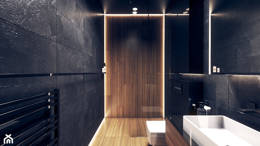 Druga łazienka - mniejsza - zdjęcie od Archibion Pracownia Projektowa Krzysztof Czerwiński
