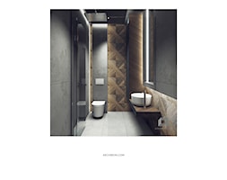 Wnętrze mieszkalne Toruń - Łazienka, styl nowoczesny - zdjęcie od Archibion Pracownia Projektowa Krzysztof Czerwiński - Homebook