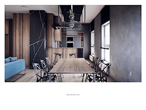 Wnętrze mieszkalne Toruń - Kuchnia, styl nowoczesny - zdjęcie od Archibion Pracownia Projektowa Krzysztof Czerwiński