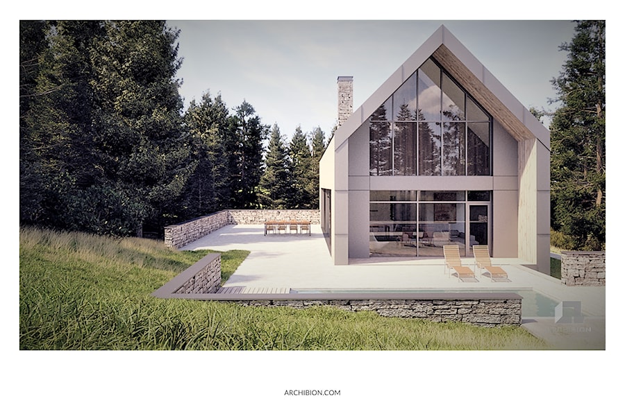 Dom jednorodzinny typu nowoczesna stodoła - Domy, styl nowoczesny - zdjęcie od Archibion Pracownia Projektowa Krzysztof Czerwiński