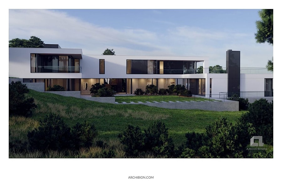 Dom jednorodzinny Nowoczesna willa - Domy, styl nowoczesny - zdjęcie od Archibion Pracownia Projektowa Krzysztof Czerwiński
