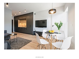 Wnętrze mieszkanie pod wynajem - Kuchnia, styl minimalistyczny - zdjęcie od Archibion Pracownia Projektowa Krzysztof Czerwiński