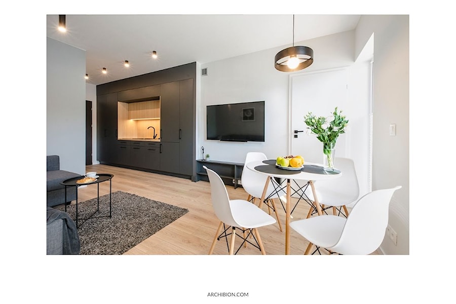 Wnętrze mieszkanie pod wynajem - Kuchnia, styl minimalistyczny - zdjęcie od Archibion Pracownia Projektowa Krzysztof Czerwiński