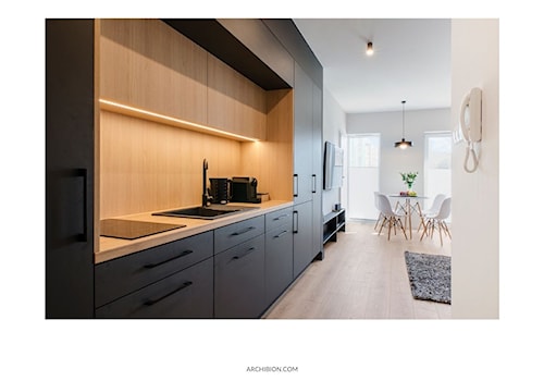 Wnętrze mieszkanie pod wynajem - Kuchnia, styl industrialny - zdjęcie od Archibion Pracownia Projektowa Krzysztof Czerwiński