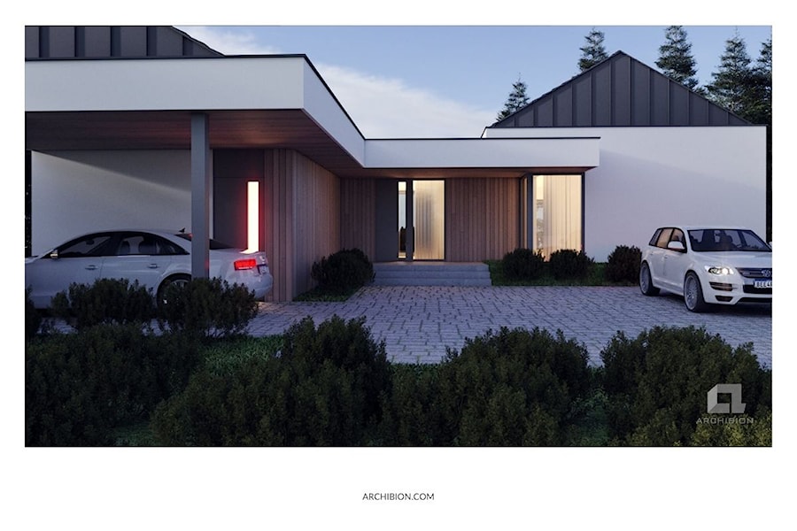 Całoroczny dom letniskowy - Domy, styl nowoczesny - zdjęcie od Archibion Pracownia Projektowa Krzysztof Czerwiński