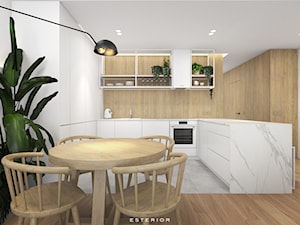 Mieszkanie na Żoliborzu - Kuchnia, styl nowoczesny - zdjęcie od esterior
