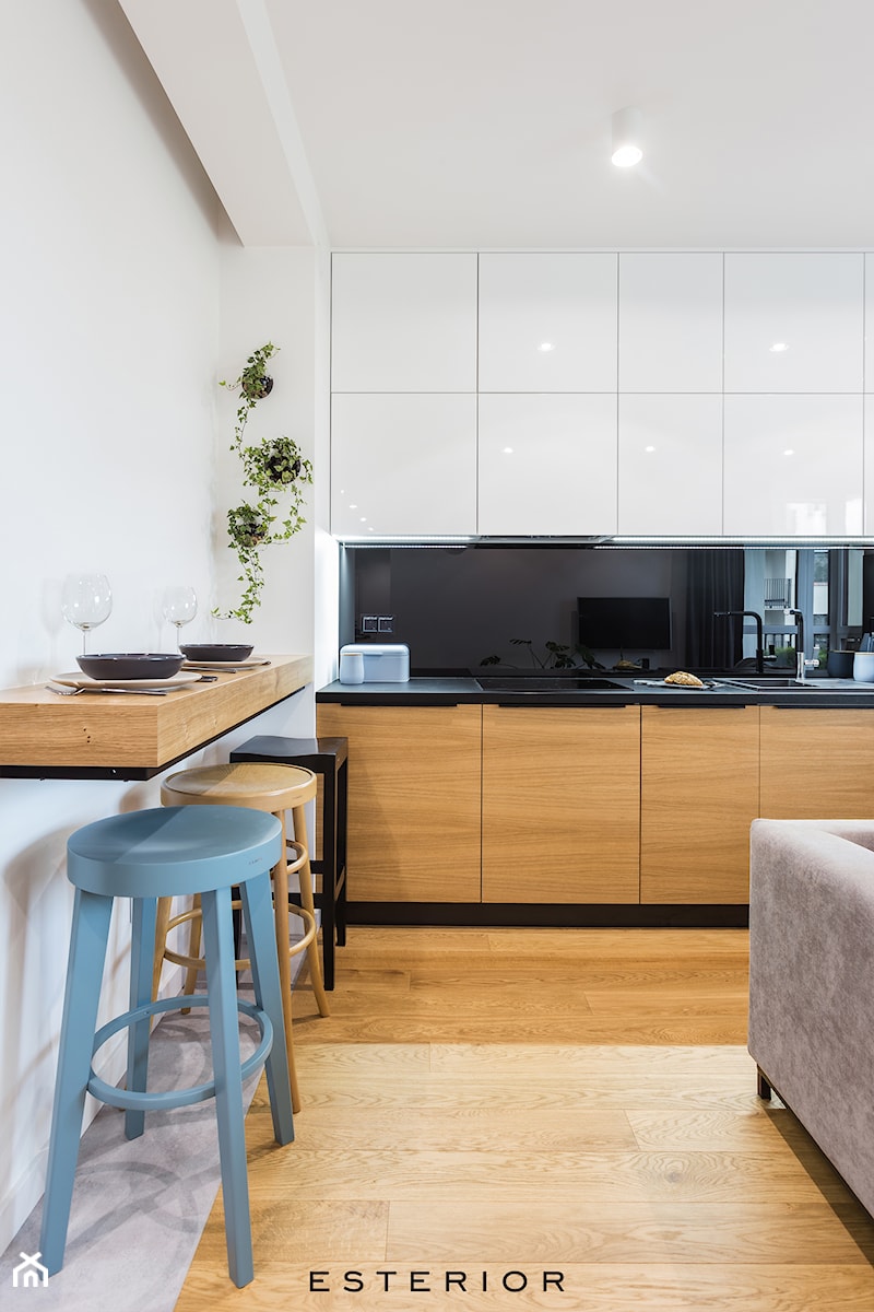 Mieszkanie w Warszawie - Kuchnia, styl minimalistyczny - zdjęcie od esterior