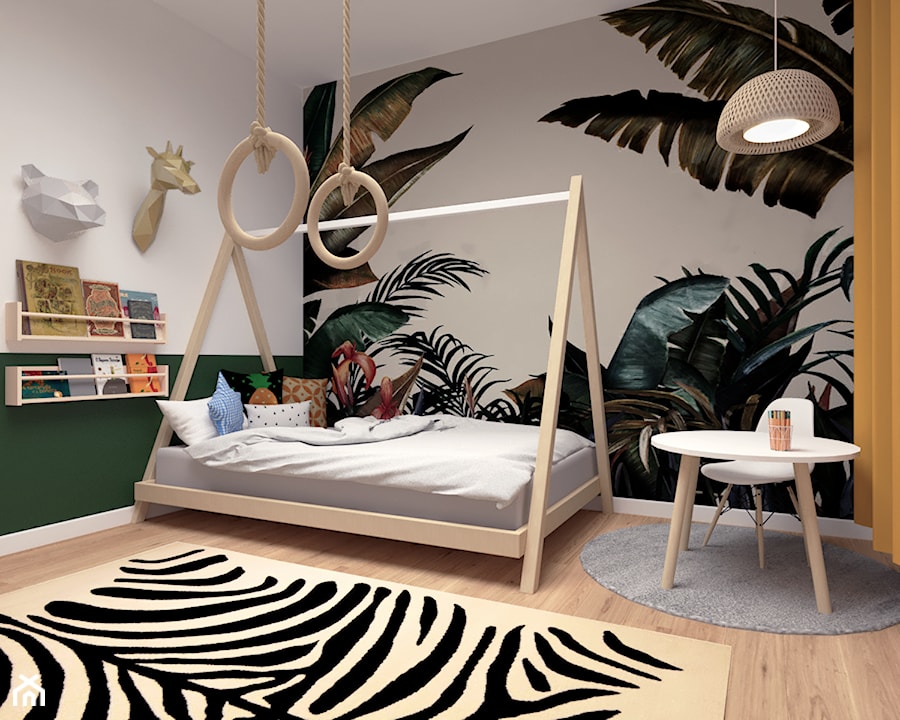Pokój chłopca z motywem dżungli - zdjęcie od Zarosa Studio