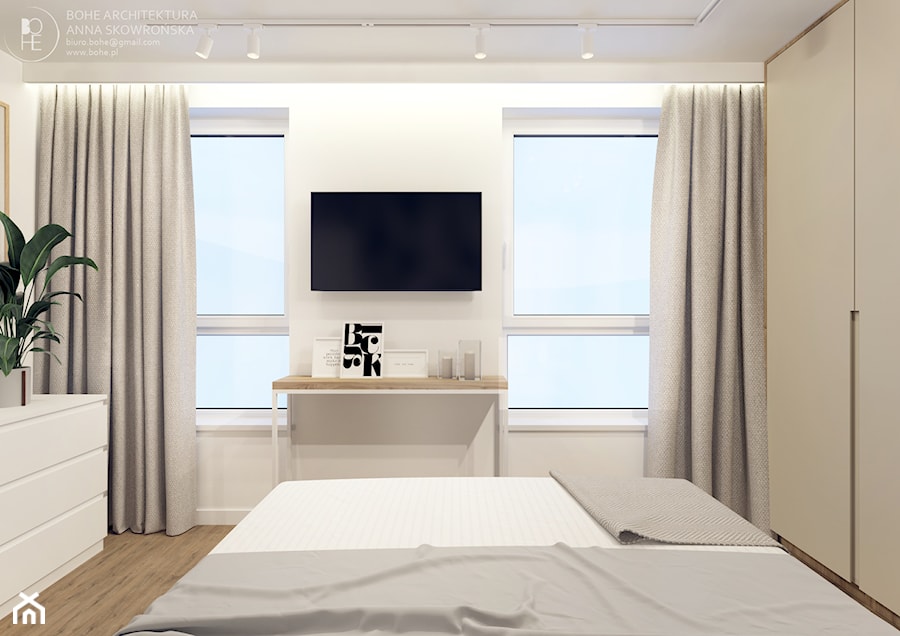 Projekt sypialni - zdjęcie od BOHE Architektura