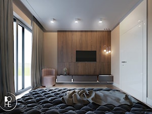 Projekt sypialni w domu w Białymstoku - zdjęcie od BOHE Architektura