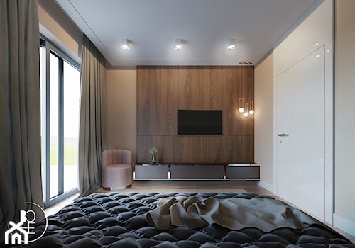 Projekt sypialni w domu w Białymstoku - zdjęcie od BOHE Architektura