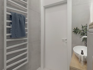 Łazienka w jasnych barwach z białą mozaiką - zdjęcie od BOHE Architektura