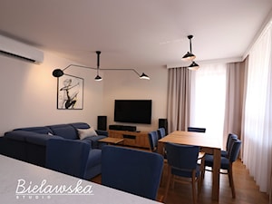 Apartament 120 m2 w Warszawie - 2016 - Salon, styl nowoczesny - zdjęcie od Bielawska Studio