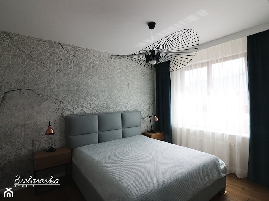 Apartament 120 m2 w Warszawie - 2016 - Sypialnia, styl nowoczesny - zdjęcie od Bielawska Studio
