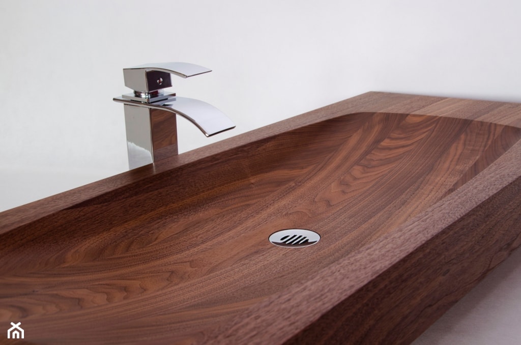 Umywalka drewniana Parma - zdjęcie od SobotaDesign "Luxurious Bath Elements" - Homebook