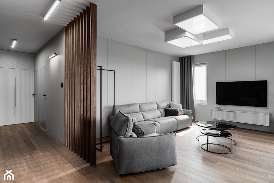 Nowczesne, minimalistyczne mieszkanie w Gdańsku - zdjęcie od SMart studio projektowe