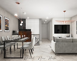 Nowoczesny apartament - Jadalnia, styl nowoczesny - zdjęcie od Brand New House - Homebook