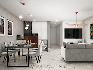 Nowoczesny apartament - Jadalnia, styl nowoczesny - zdjęcie od Brand New House